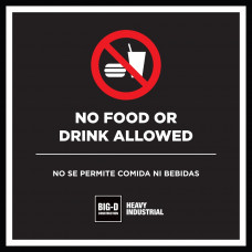 No Food or Drink (HI-P-02)