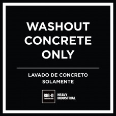 Washout Concrete Only (HI-T-06)