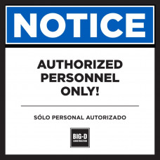 Authorized Personnel Only (N-06)