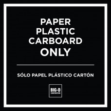 Paper Plastic Cardboard Only (T-04)